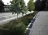 Die „Blau-Grüne-Infrastruktur“ soll auch viel Platz für Rad-und Fußverkehr garantieren.