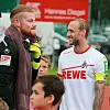 Marcel Risse und Timo Horn gemeinsam beim 1 FC Köln