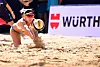Karla Borger, Präsident des Vereins Athleten Deutschland, beim Beachvolleyball