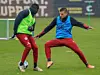 Adam Dzwigala (r.) konnte im Probetraining überzeugen.