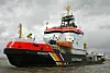 das Mehrzweckschiff „Neuwerk“ der deutschen Küstenwache