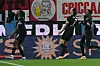 Ricky Jade-Jones, Jackson Irvine und Abulie Ceesay jubeln