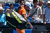 Auger Aliassime verlässt den Court