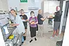 Familie Karras in Küche