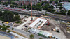 Baustelle am S-Bahnhof Neugraben.