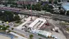 Baustelle am S-Bahnhof Neugraben.