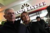 Christina Block mit ihrem Vater Eugen beim Neujahrsempfang der Firmengruppe im Hotel Grand Elysée.