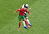 Cristiano Ronaldo und Mats Hummels im Kopfballduell bei der EM 2020