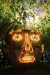 Das Holz-Kunstwerk „Anna of Green“