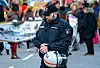 Lange Zeit war Strasberg bei der Bereitschaftspolizei bei Demos in Hamburg im Einsatz.