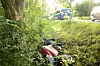 Bei einem Unfall in Großensee stürzte ein Mottoradfahrer in einen Graben und zog sich schwere Verletzungen zu.