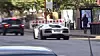 Jungfernstieg: Der Lamborghini Aventador ließ vor dem Alsterhaus den Motor aufheulen.