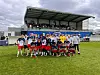 Die U21 des HSV nach dem Sieg gegen PSG in Frankreich