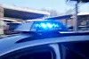 Polizei mit Blaulicht