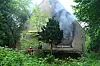 In dem Einfamilienhaus in Jenfeld brach am Montagabend ein Feuer aus.
