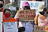 Demonstranten gegen das sogenannte Herzschlag-Gesetz in Texas.