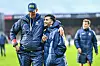 Alexander Blessin nimmt Mohamed Amoura in den Arm