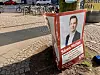Wahlplakat mit SPD-Kandidat