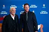 Rudi Völler (l.) und Julian Nagelsmann posieren bei der EM-Auslosung im Anzug.