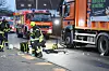 Feuerwehrleute an der Unfallstelle in Rellingen.