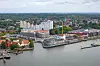 Der Hauptsitz von Naval Vessels Lürssen (NVL), der Marinesparte der Werftengruppe Lürssen, in Bremen-Vegesack.