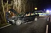 Die Polizei stoppte die Flucht durch ein Ramm-Manöver und nahm die Insassen fest.