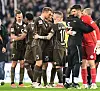 St. Paulis Profis nach dem 1:0 gegen Rostock