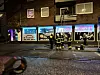 Einsatzkräfte an einer Shisha-Bar in der Fährstraße