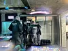 Einsatzkräfte der Polizei bei der Razzia in der Fährstraße