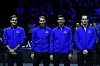 Roger Federer, Rafa Nadal, Novak Djokovic und Andy Murray