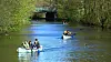Der Osterbekkanal im April in Barmbek. Nun wurde die Osterbek im Bachverlauf in Wandsbek verunreinigt.