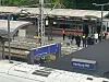 Polizei im Einsatz am Tatort.