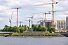 Eine Baustelle in Hamburg,