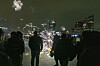 Silvesternacht 2025 auf der Elbpromenade in Hamburg