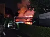 Das Einfamilienhaus in Halstenbek wurde durch die Flammen vollständig zerstört.