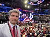 Metin Hakverdi auf dem Parteitag der Republikaner in den USA.