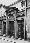 Eingang Altonaer Synagoge, Kleine Papagoyenstraße 5-9