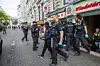 Zwei Personen wurden bei der Razzia am Mittwoch vorläufig mitgenommen.