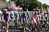 Die Radsportler bei der 14. Etappe
