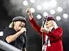 Sänger Brian Johnson und Gitarrist Angus Young von AC/DC