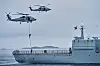 Dänische Streitkräfte nehmen an einer Übung mit Hunderten von Soldaten aus mehreren europäischen Nato-Mitgliedsstaaten im Arktischen Ozean vor Nuuk teil (Archivbild)