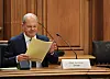 Bundeskanzler Olaf Scholz (SPD) im Untersuchungsausschuss in Hamburg.