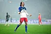 Yussuf Poulsen bejubelt sein Siegtor für den HSV gegen Werder Bremen