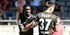 Christian Conteh (l.) verlässt den FC St. Pauli.