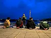 Gewalttat am Jungfernstieg: 14 Jugendliche mussten mit zur Wache.