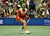 Ons Jabeur jubelt nach ihrem Einzug ins Endspiel der US Open. Jetzt will sie Iga Swiatek im Finale bezwingen.