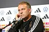Bundestrainer Hansi Flick bei einer DFB-Pressekonferenz