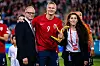 Lise Klaveness bei einer Ehrung von Erling Haaland vor einem Länderspiel Norwegens