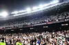 Fans von Eintracht Frankfurt im Camp Nou