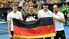 Peter Gojowczyk mit dem deutschen Davis-Cup-Team in Australien
